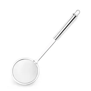 Stainless Steel Fat Skimmer, Fine Mesh Skimmer Spoon, Grease Separator Spoon, Japanese Hot Pot Skimmer, Long Handle Food Strainer, Foam Skimming Spoon, Gravy Separator Tool, Stainless Steel Cooking Spoon, Oil Removal Kitchen Tool, Soup Skimmer Spoon.
