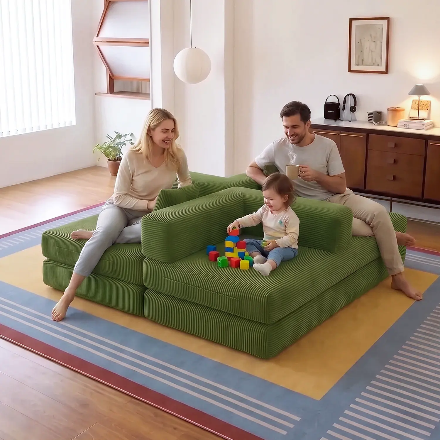 Indoor Furniture Boneless Vacuum-Compressed Sofa
