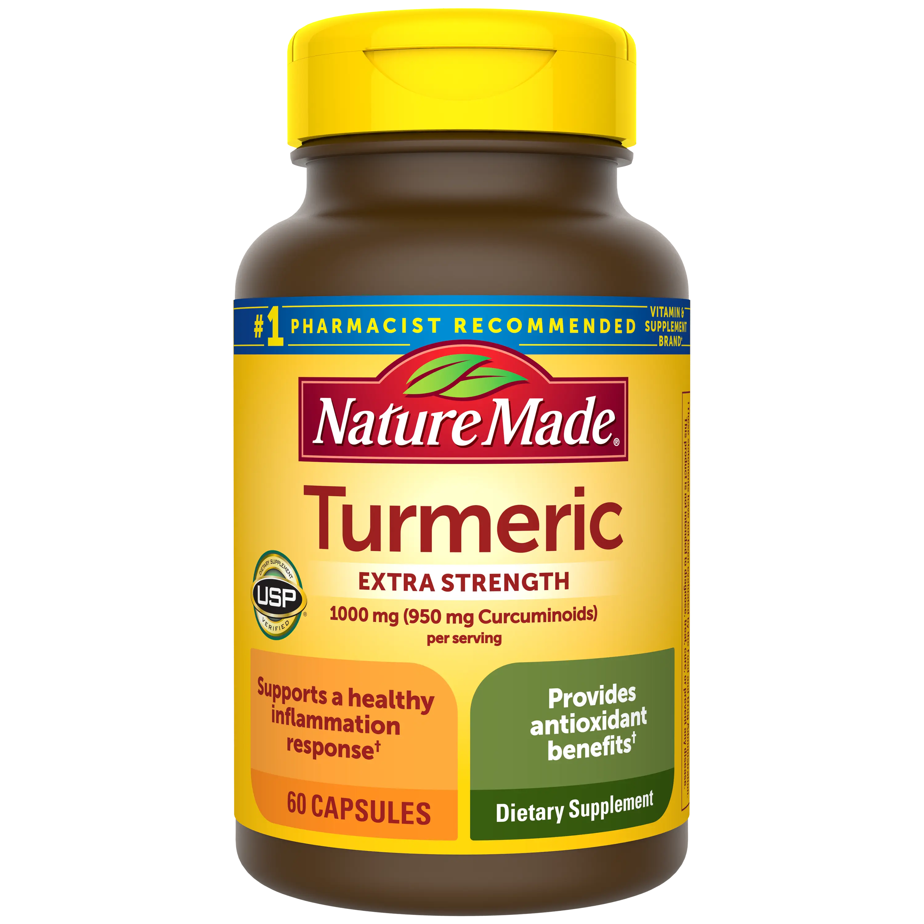 Turmeric Extra Strength 1000 mg (950 mg Curcuminoids) Per Serving Capsules Turmeric Extra Strength 1000 mg (950 mg Curcuminoids) Per Serving Capsules