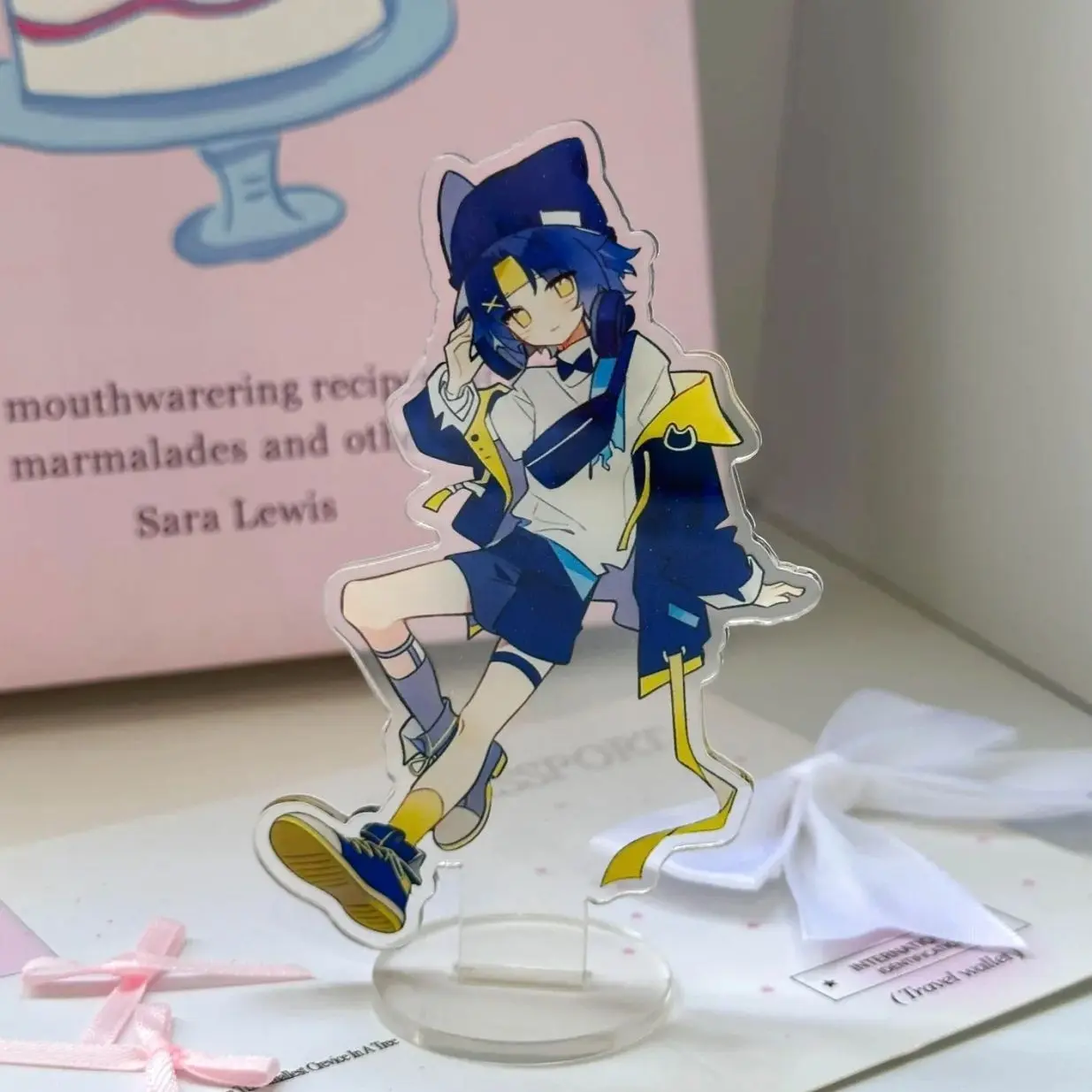 Zenless Zone Zero Harumasa Chibi Acrylic Standee - Fan Art Desk Accessory