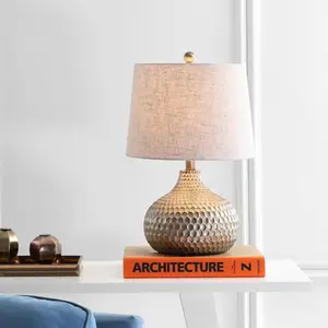 JONATHAN Y Bates Honeycomb LED Table Lamp , for bedroom, living room, foyer, hallways, dining room, dorms