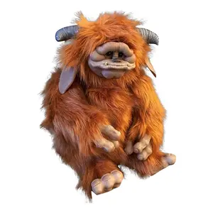 Plush Orangutans And Bullhorn Dolls Handmade Plush Doll Baby Toy Funny 9.8-inch Gift Plush Doll