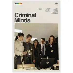 Tv Show Posters Criminal Minds PosterDecorative Painting Canvas Wall Art Living Room Posters Bedroom