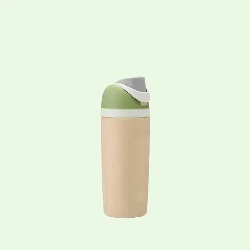 Owala 16oz Kids' FreeSip Stainless Steel Insulated Flask - Sandbox Design, Leak-Resistant, Easy-Clean, Portable Reusable Drinkware for Children
