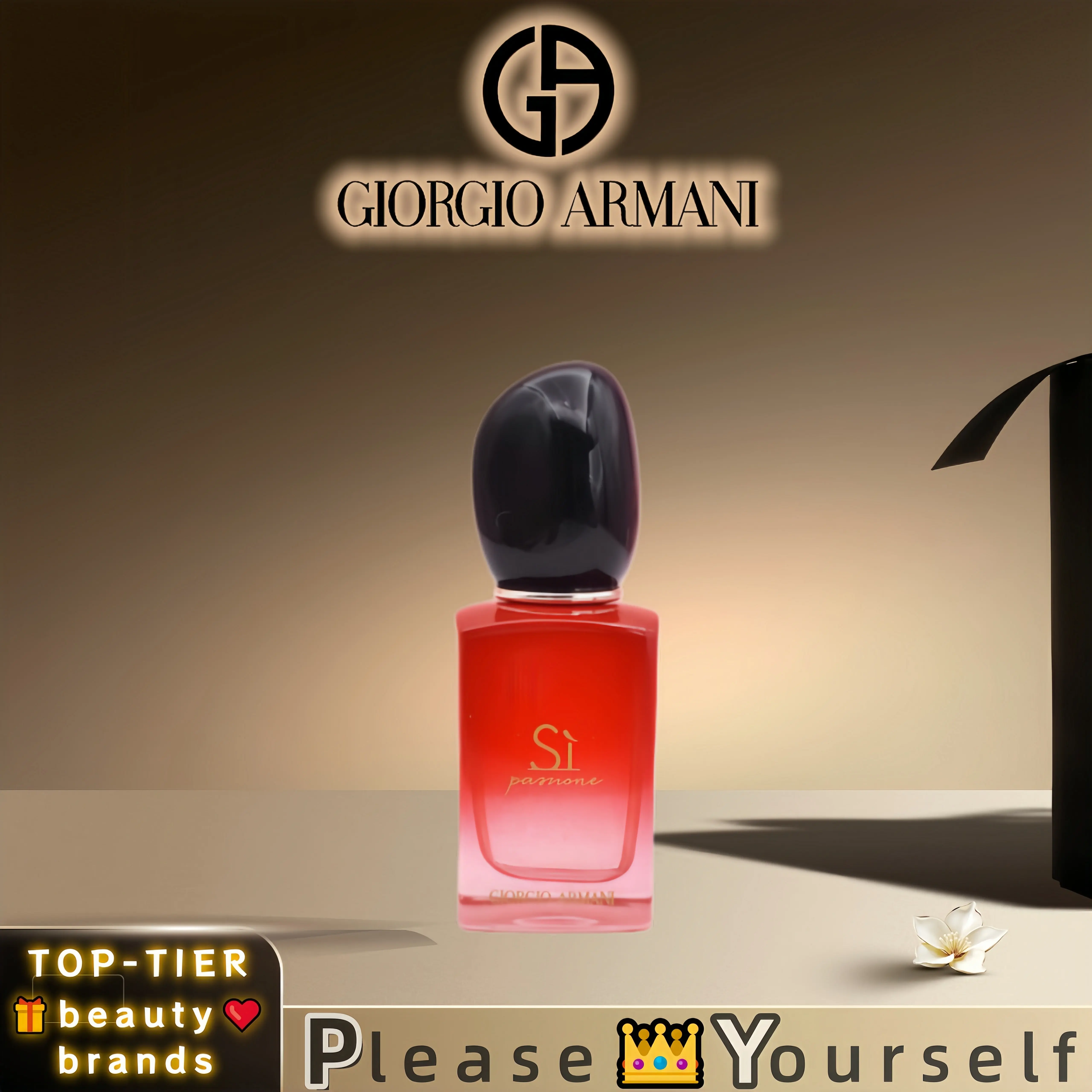Armani Si Passione EDP Perfume Spray, Red Bottle Fruity Floral Scent for Daily & Evening Wear