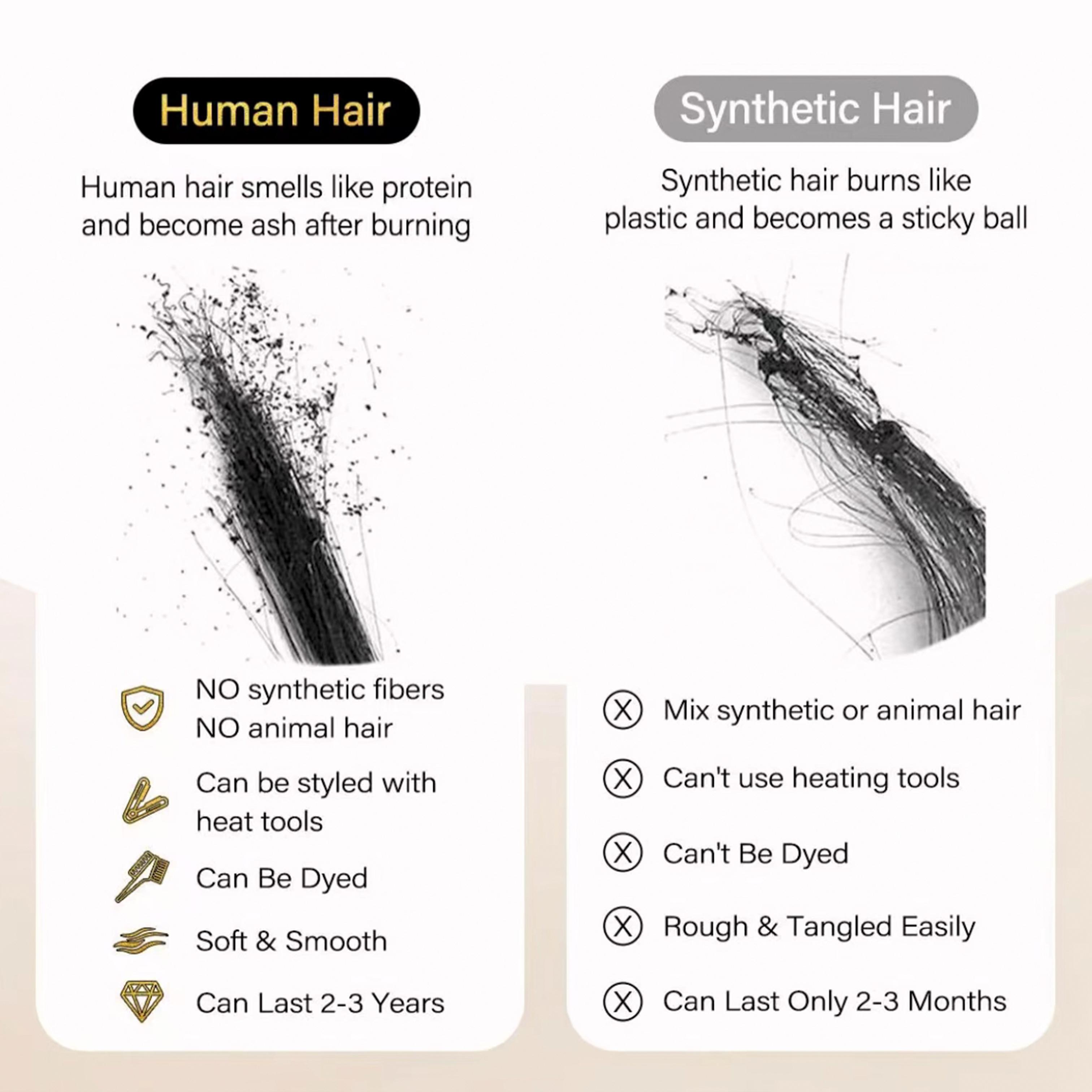 OPQHAIR Natural Black  Straight Hair Women' Glueless Short Pixie Wig Human Hair Bob with Bangs Suitable for Summer, Music Festivals, Parties