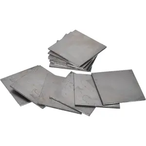 2x2 Inch Mild Steel Welding Plate, 11 Gauge Welding Practice and  for MIG, TIG, ARC, Gas, Stick, 12 count