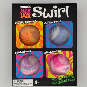NeeDoh Swirl Teenie 4 Pack Stress Balls