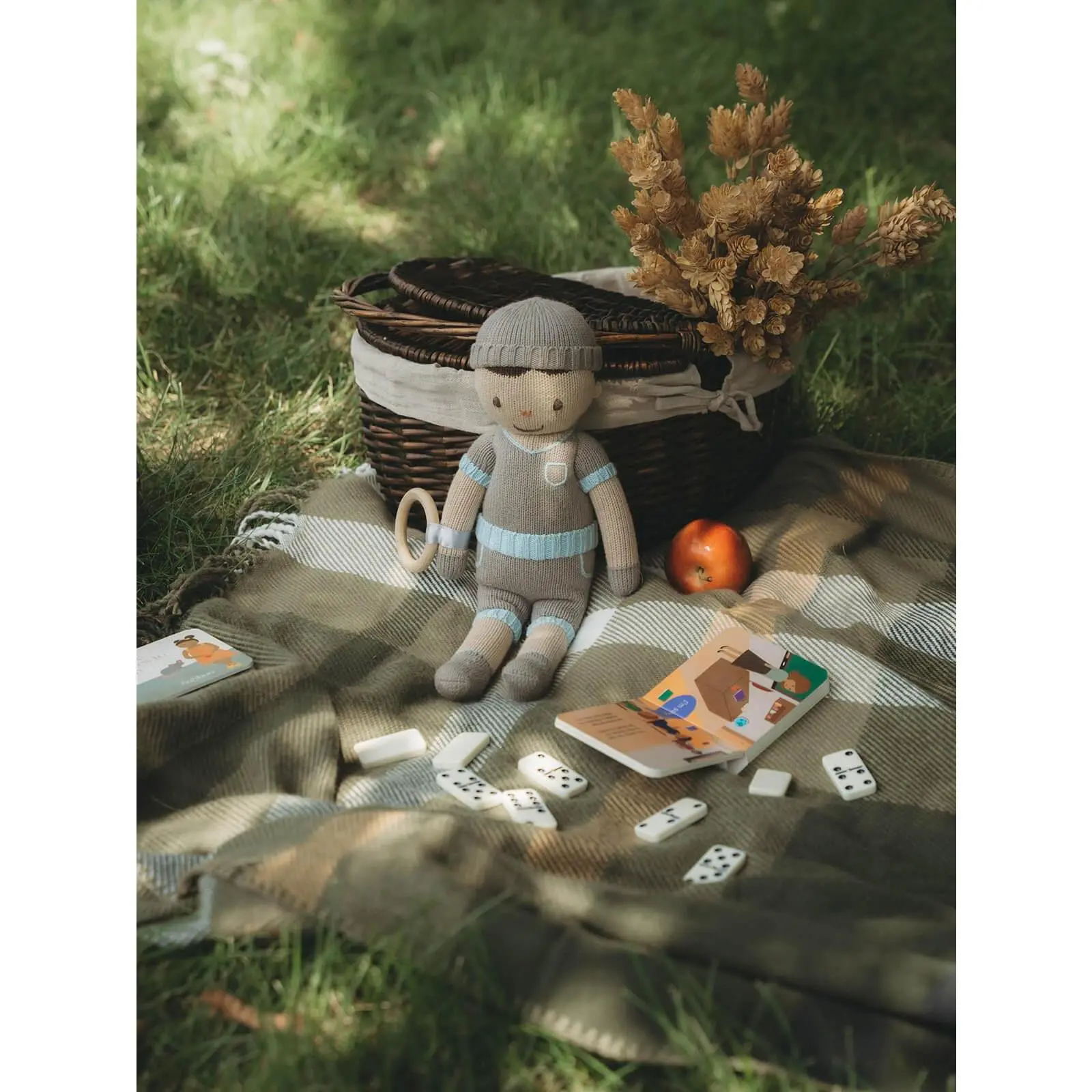 Aiden: Knit Doll & Teether + Includes a Free Storybook!
