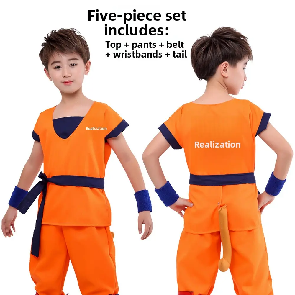 Wuzi - Five-piece set (top + pants + belt + wristb