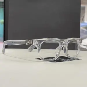 Fashtion Glasses, UV Protection, Anti Blue-light, High Quality Rimless for Men Women, CH Eyeglasses in Titanium Stainless Steel