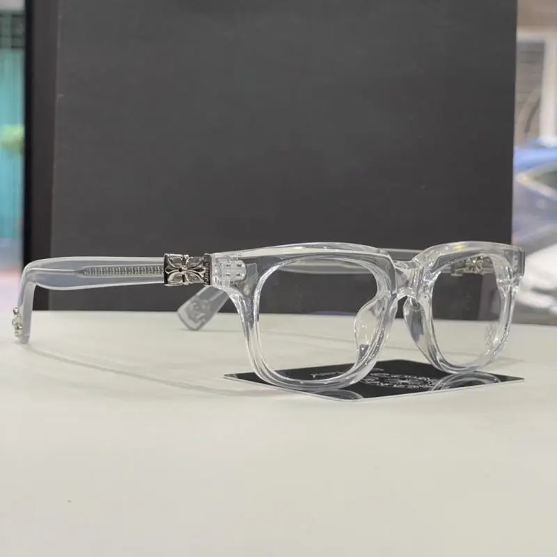 Fashtion Glasses, UV Protection, Anti Blue-light, High Quality Rimless for Men Women, CH Eyeglasses in Titanium Stainless Steel