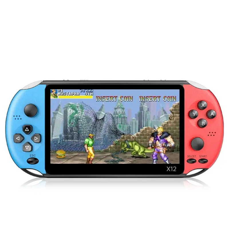 Dual joystick game console, high-definition large-screen handheld game console, retro handheld console