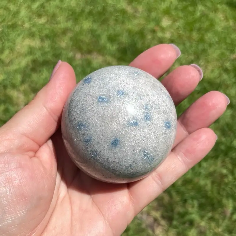 Apatite In Cleavelandite Crystal Sphere
