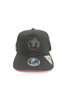 Gorra del Leon de Novedad, Leon Novelty Hat, Red/Black Snapback with logo Leon, Leon Hat
