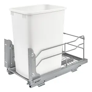 Rev-A-Shelf Pull Out Kitchen Trash Can 35 Qt with Soft-Close, 53WC-1535SCDM-111