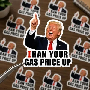 Trump I Did That Sticker (NOT COMBO), Funny Gas Price  Meme Viral Ant!!!!!-Trump & Eclipse Stickers
