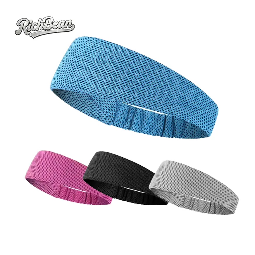 1Pcs/4Pcs Unisex Cooling Sports Headband | Ice-Silk Moisture-Wicking Headband | Breathable, Quick-Drying, High-Stretch Sports Headband | Suitable For Running, Gym Workouts, Pickleball, And Cycling | Trending Social Media Fitness Accessory