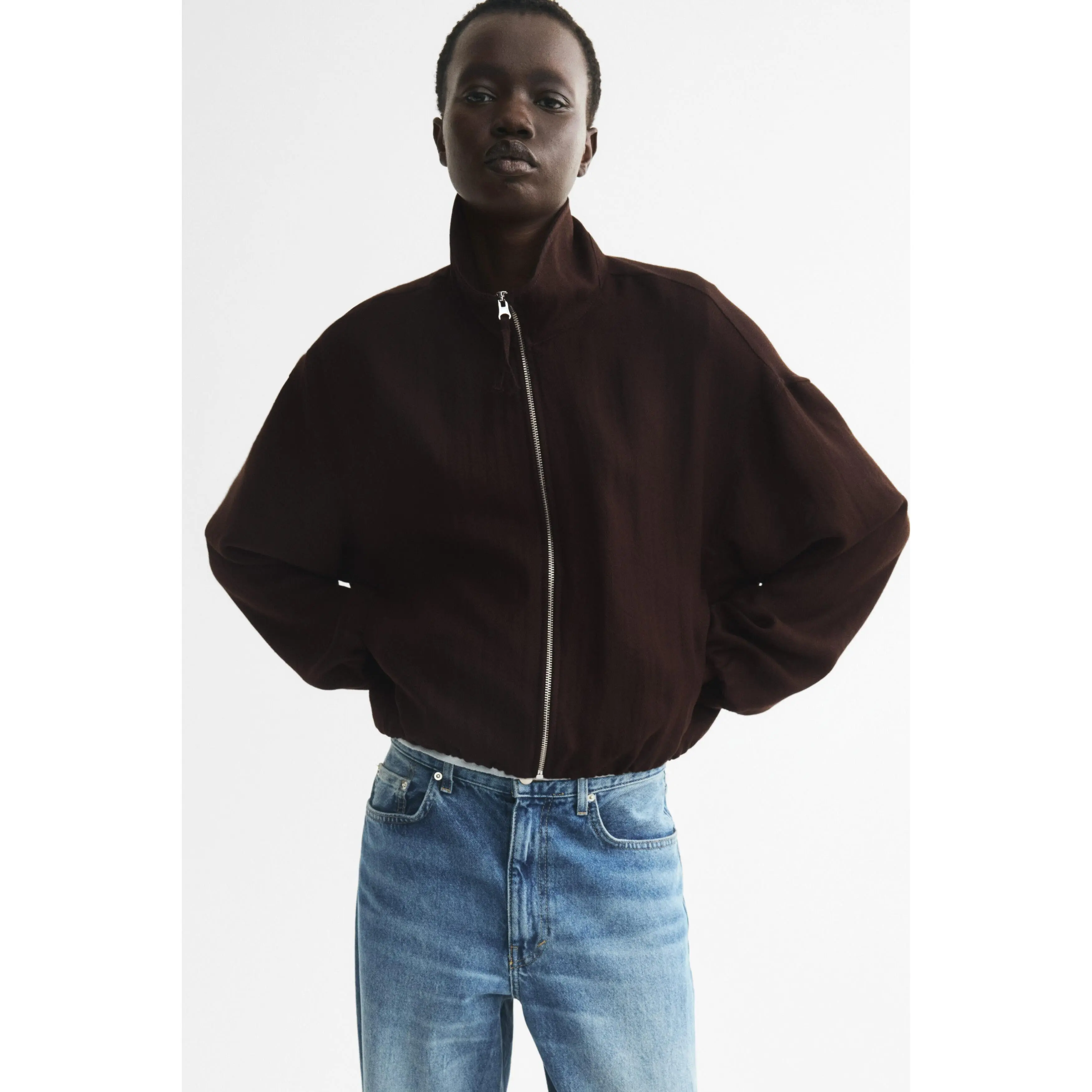 H&M Bubble-hem jacket
