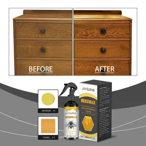 Jaysuing Furniture Beeswax Polishing Spray Wood Polishing Scratch Renovation Furniture Care Spray