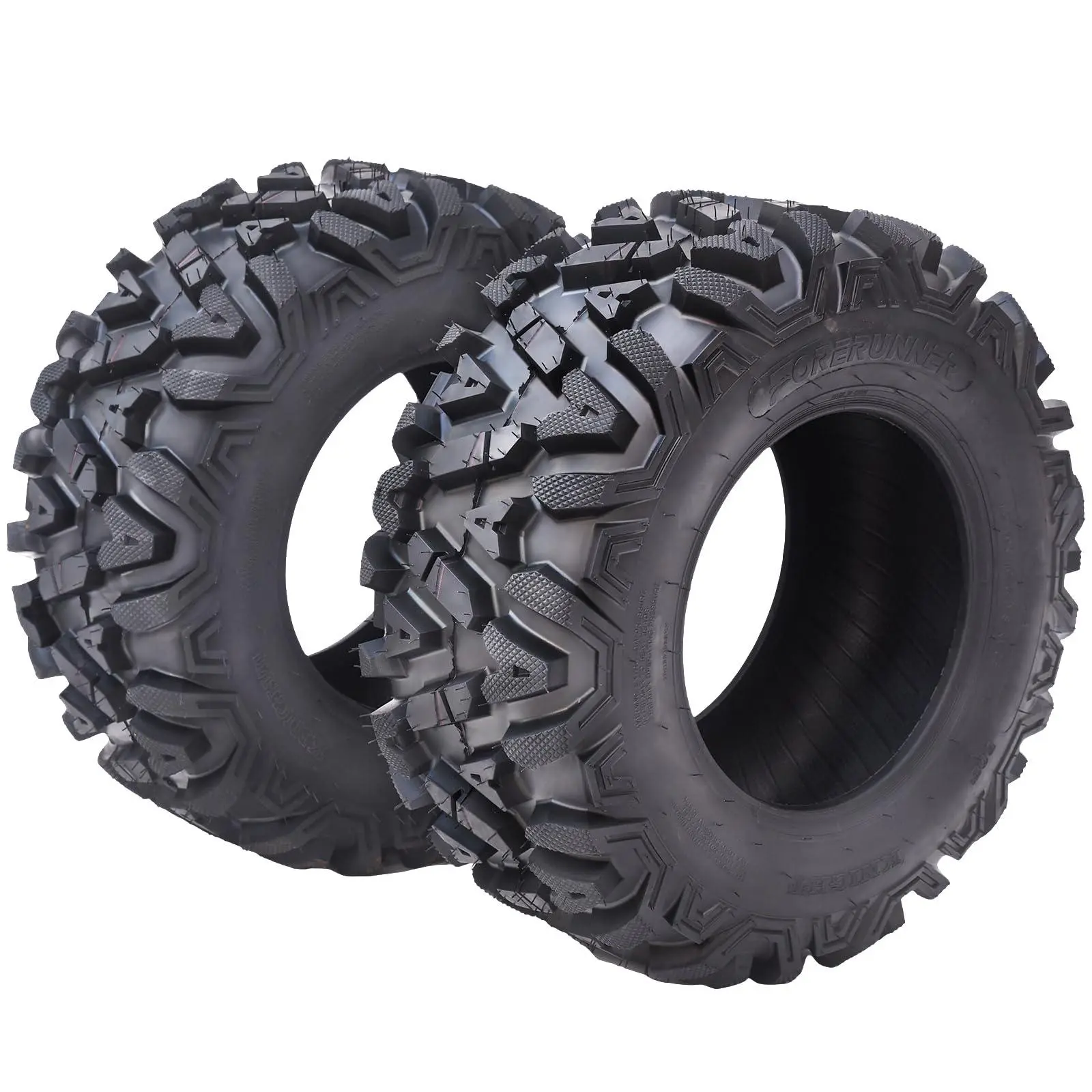 Gaomon 26x11-12 6PR Tubeless ATV/UTV Tires (Set of 2) - 20MM Deep Tread, 480lbs Capacity, Advanced Shoulder Traction, Mud/Sand Grip, All-Terrain Outdoor Gear Accessory