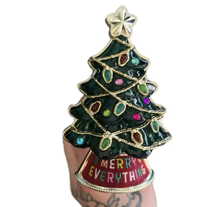 Bath & Body Works Plug-in Air Freshener Christmas Tree Projector with Festive Lights and Star Topper Ornaments Decoration