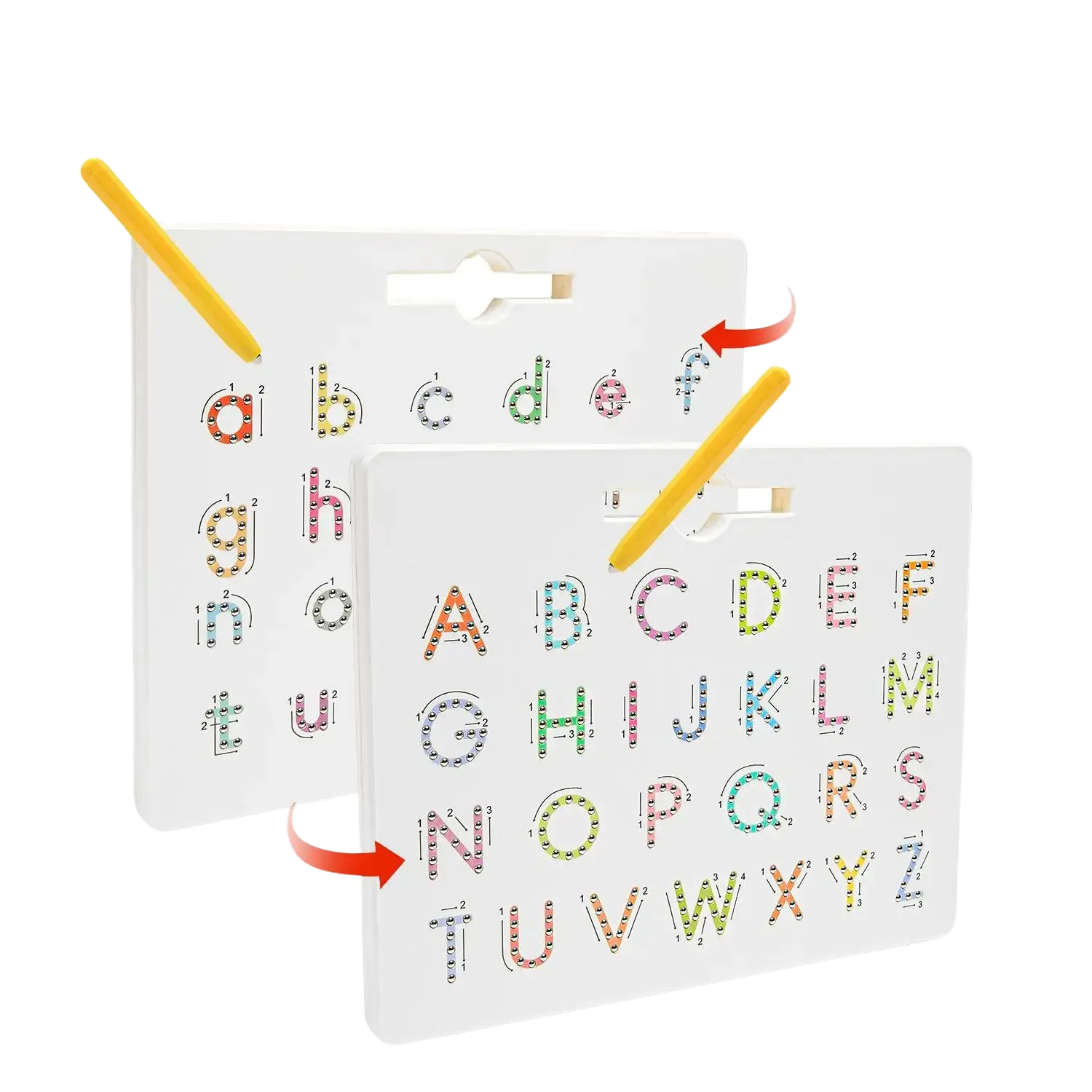 Double Sided Magnetic Letter Board 2 in 1 Tracing Board for Toddlers Education Learning Toys Engaging Learning Experience Durable ABS Plastic Classroo