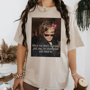 The Chuck Bass Meme Gossip Girl Vintage T-Shirt, Chuck Bass in Gossip Girl Movie Shirt,  Gift For Movies Lovers Casual Clothing Fabric B