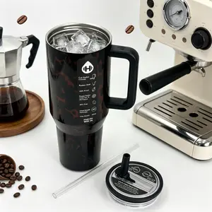 HydroJug 40oz Stainless Steel Dual-Drink Outdoor Sports Water Cup With Straw - Travel Mug - 100% Leak-Proof Automotive Cup - Ideal Hydration Ware For Camping, Travel, School Use, Fitness And Hiking, Vintage Design
