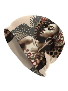 African Women Pattern Bonnet Hats Hair Bonnets Men Skullies Beanies Novelty Hats