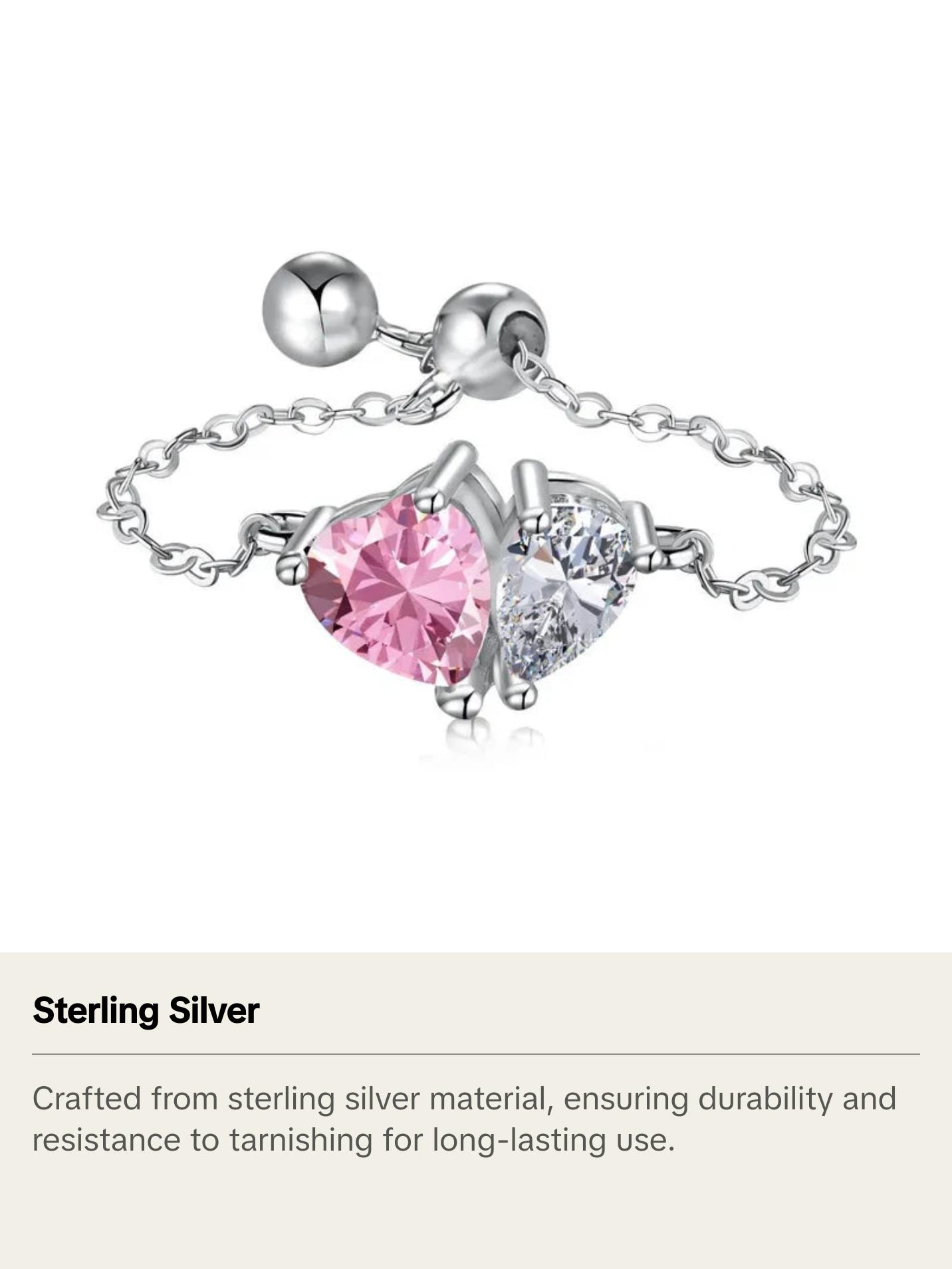 Adjustable Gem Rings