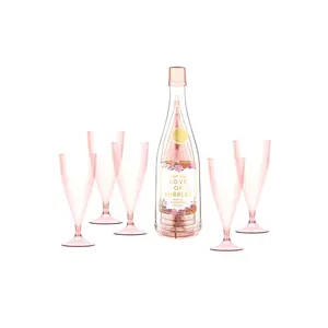 Acrylic Champagne Glasses - Set of 5