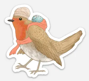 Mama robin sticker