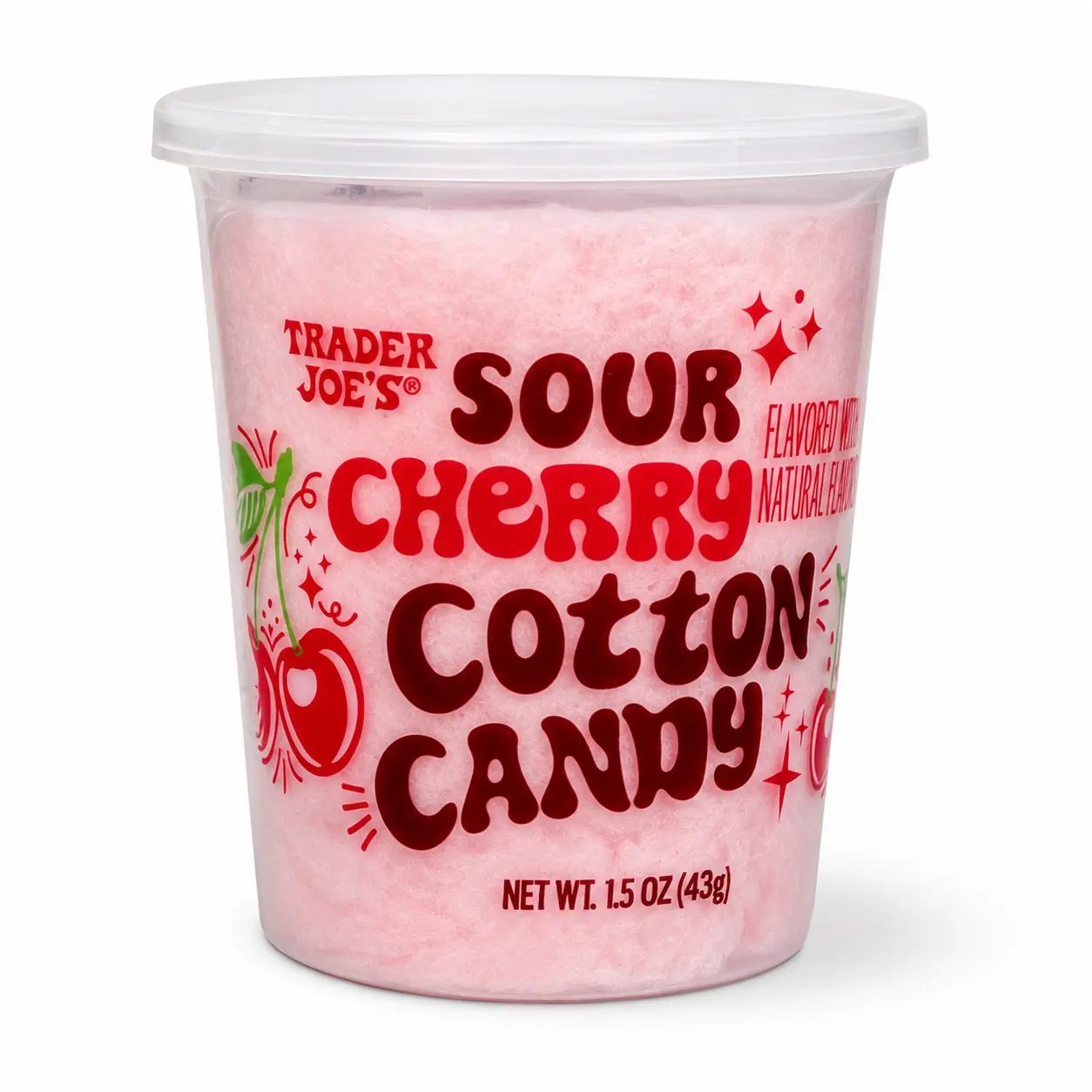 Trader Joe's Sour Cherry Cotton Candy