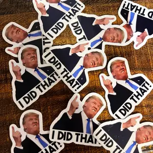 Trump I Did That Grocery and Gas Prices Sticker Pack