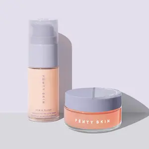 Fenty Skin Day + Night Hydrating Routine: Dew N Plump Hydrating Nectar Glow Serum and Dew N Plump Intense Hydration Slushie Mask