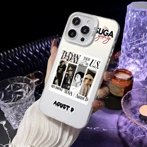 Korean Star Min Yoongi Phone Case Suitable for iPhone 17 16e 16 15 14 13 12 11 Mini Pro Max Air X XR XSMAX 8 7 Plus Anti Fall Matte Back Cover