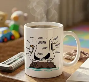 Seagull Mom Mom Mom Custom Name - Personalized Mug - Funny Mother's Day Gift For Mom 11 Oz