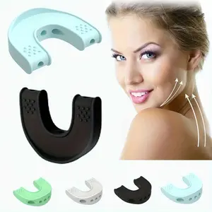1pc Silicone Jawline Exerciser, Unisex Facial Massage Exerciser, Jaw Exercise Tool For Biting Muscles Training - Facial Shaping Tool for Beginners