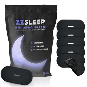 ZZSleep Tape - Mouth Tape (30 Strips) for Snore Prevention, Improved Respiratory Efficiency & Restful, Comfortable Sleep