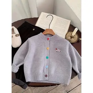 Knitted Cardigan Boys And Girls, New Style Knitted Sweater Top