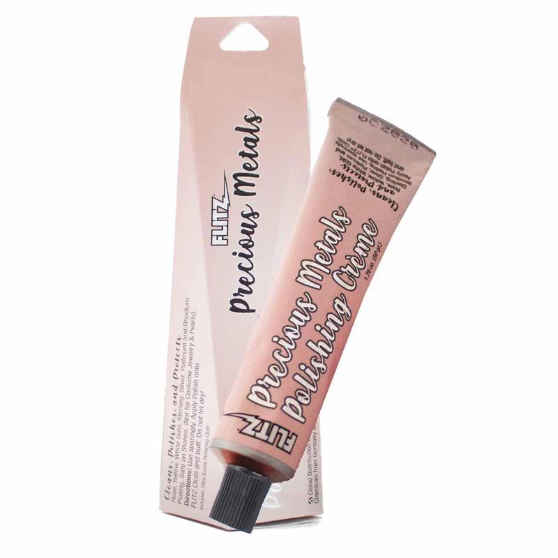 Flitz Precious Metals Polishing Creme - For Jewelry; Gold, Silver, Sterling Silver Cloth Household