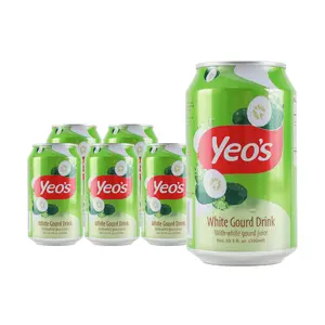 Yeo's Singapore Winter Melon Drink Canned - 300ml x 6 Cans, Refreshing Asian Beverage, Authentic Taste, Bulk Pack