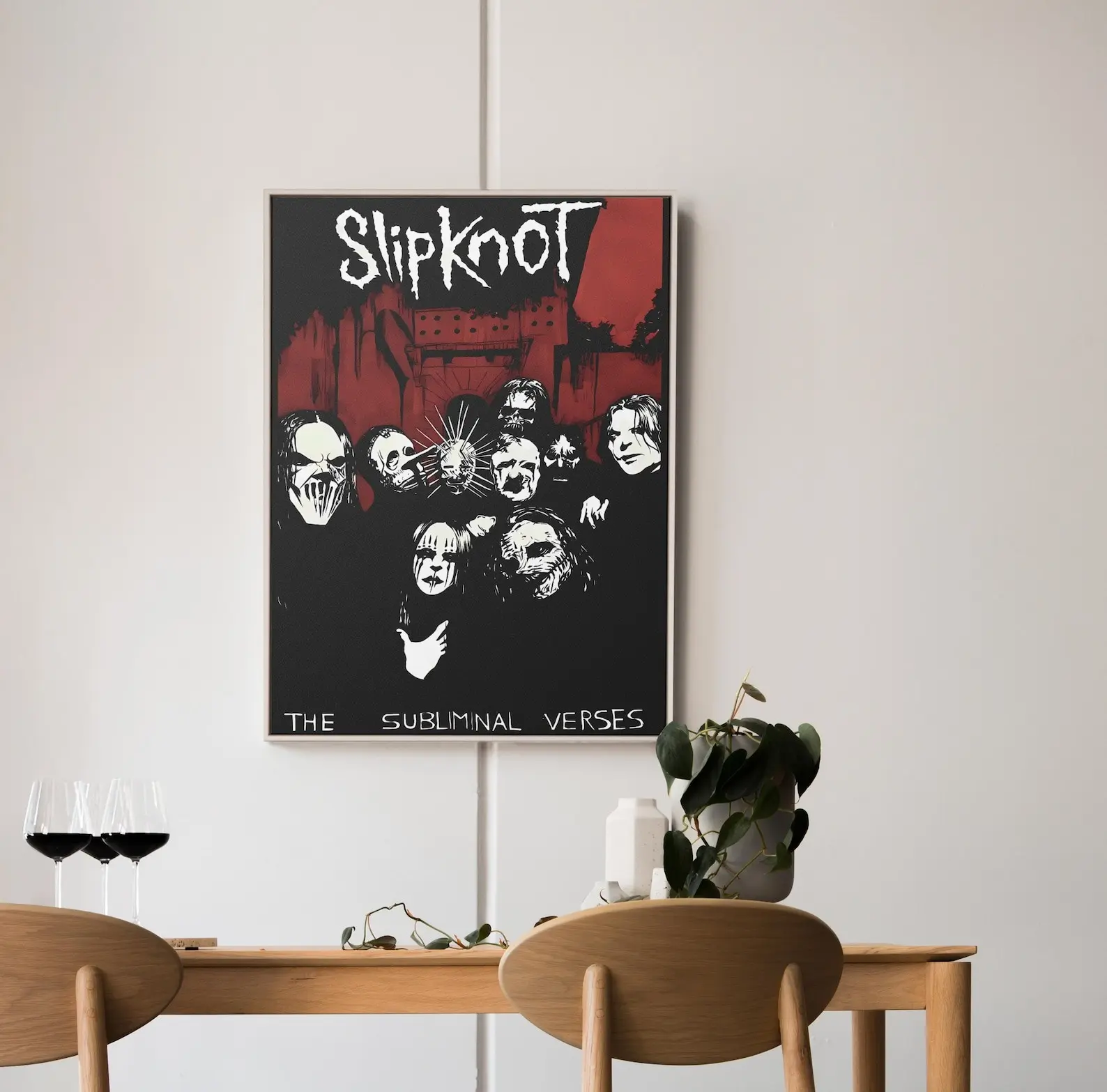 Slipknot Album Cover Poster: Music Wall Art Print