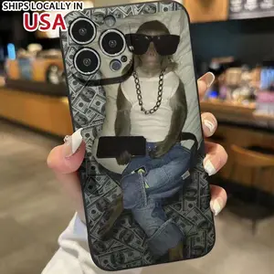 Cartoon Cool Monkey Pattern Phone Case, Anti-drop Decorative Phone Protector Cover, Phone Accessories Compatible with iPhone Series, Unique