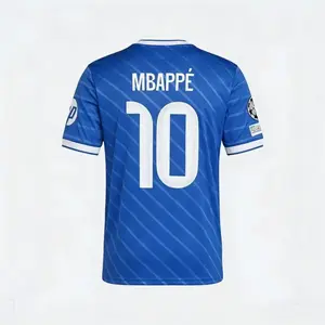 2526  Away Home Blue  Short sleeved jersey soccer Jersey