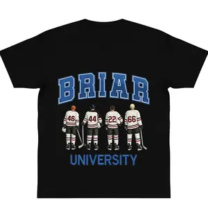 oversized cotton Off Campus Briar University Shirt Hockey Graham Logan Tucker Di Laurentis Graphic Tee Romance Bookish College Romance Gift y2k fashion Casual
