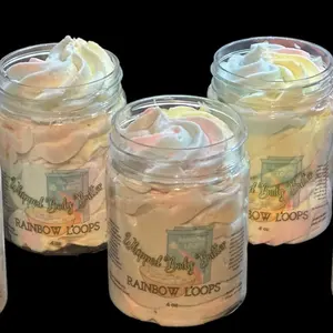 Rainbow Loops whipped body butter fruit loop scented moisturizer non greasy