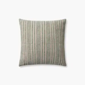 18x18 Elaine Beige/Sage Pillow