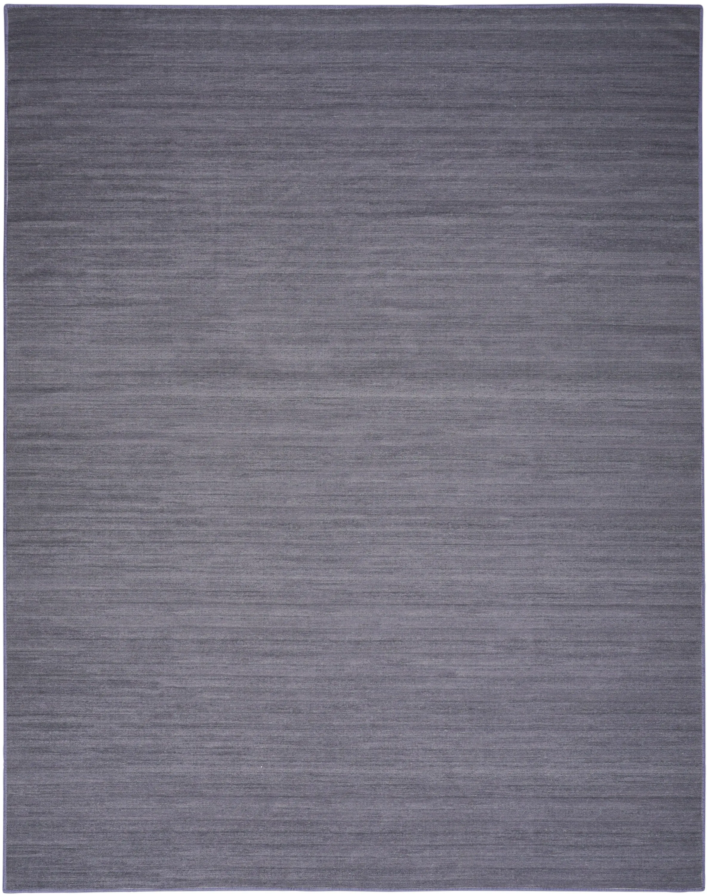 Nourison Home Washable Essentials WAE01 Navy Contemporary Loom-woven Rug